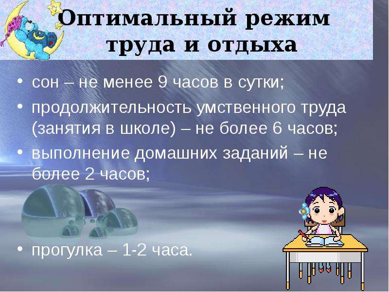 Особенности режима труда и отдыха подростков презентация