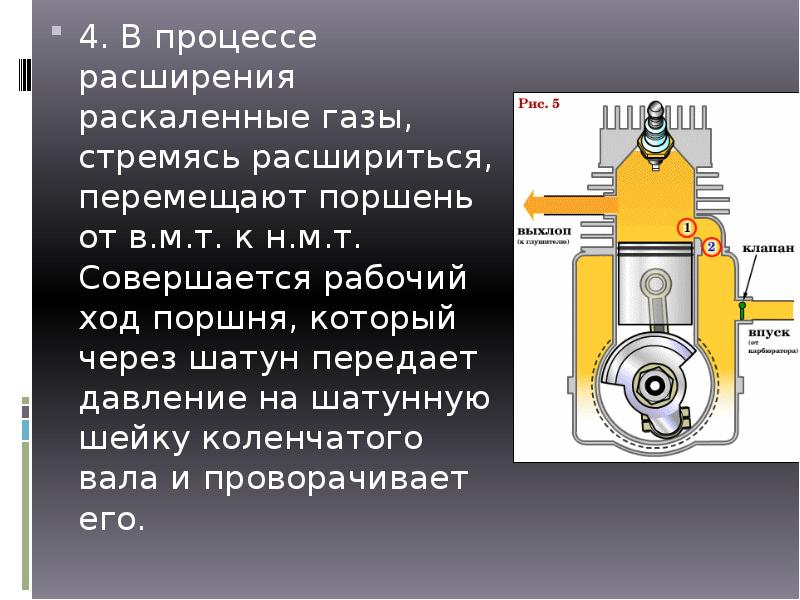 Двигатель внутреннего сгорания презентация