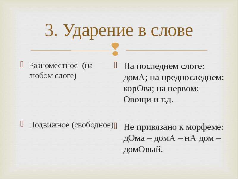 Языкова ударение. Подвижные ударение в слове. Подвижность ударения примеры. Слова разноместность ударения. Примеры разноместного и подвижного ударения.