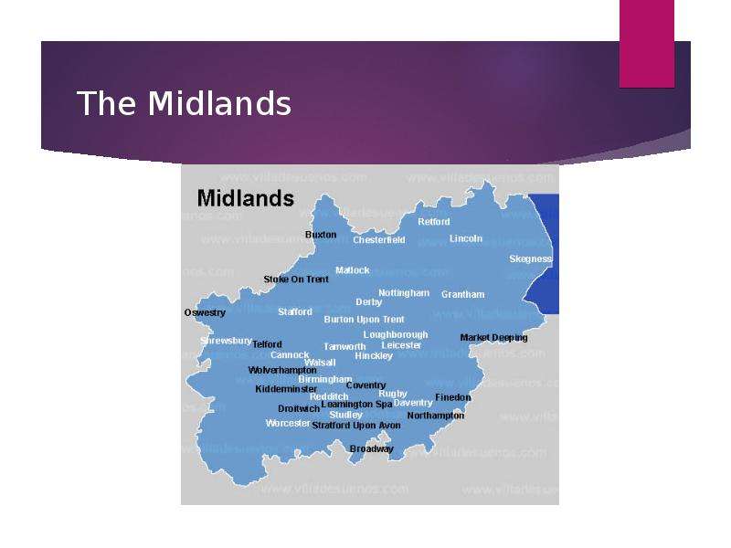 Midlands of england. Мидлендс (регион). Западный Мидленд презентация. Факты о Midlands.