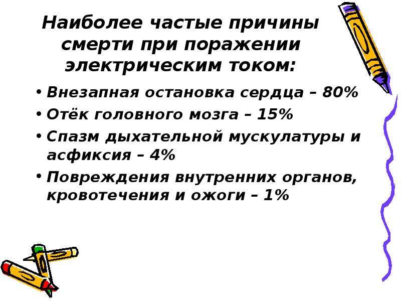 Электрическим током является. Причины смерти от электрического тока. Каковы причины смерти при поражении электрическим током. Причина смерти при поражении током. Причины смерти при поражении электротоком.