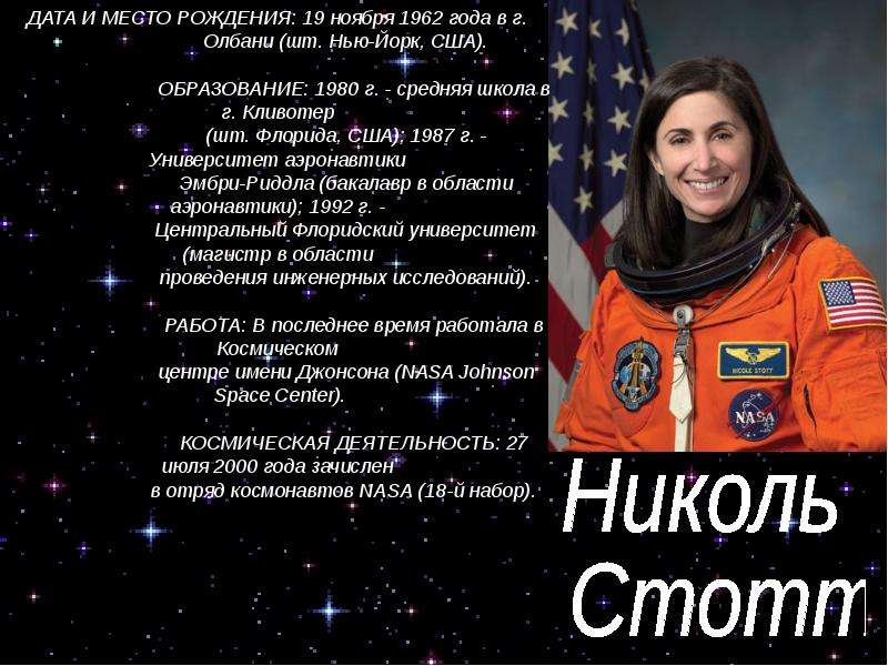 Женщины- космонавты мира - презентация по Астрономии _, слайд №19