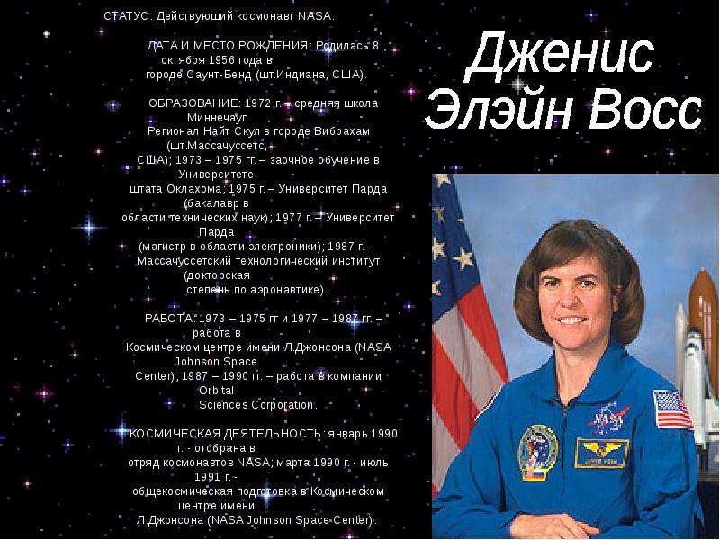 Женщины- космонавты мира - презентация по Астрономии _, слайд №9