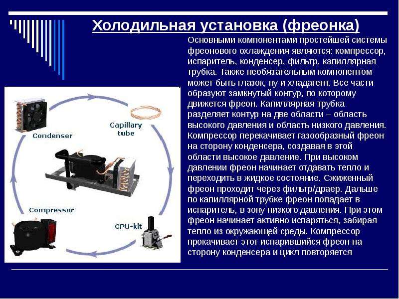 Холодильные установки презентация