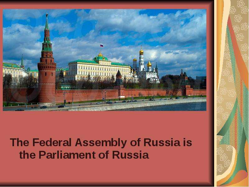 The russian federation is a parliamentary