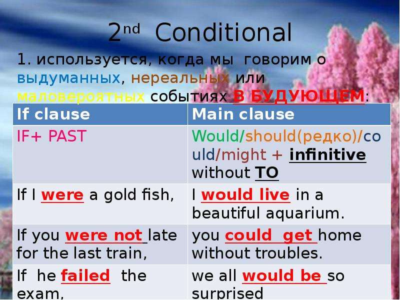 2nd conditional. Предложения с second conditional. Примеры предложений conditional 1. Conditionals презентация. Second conditional примеры предложений.