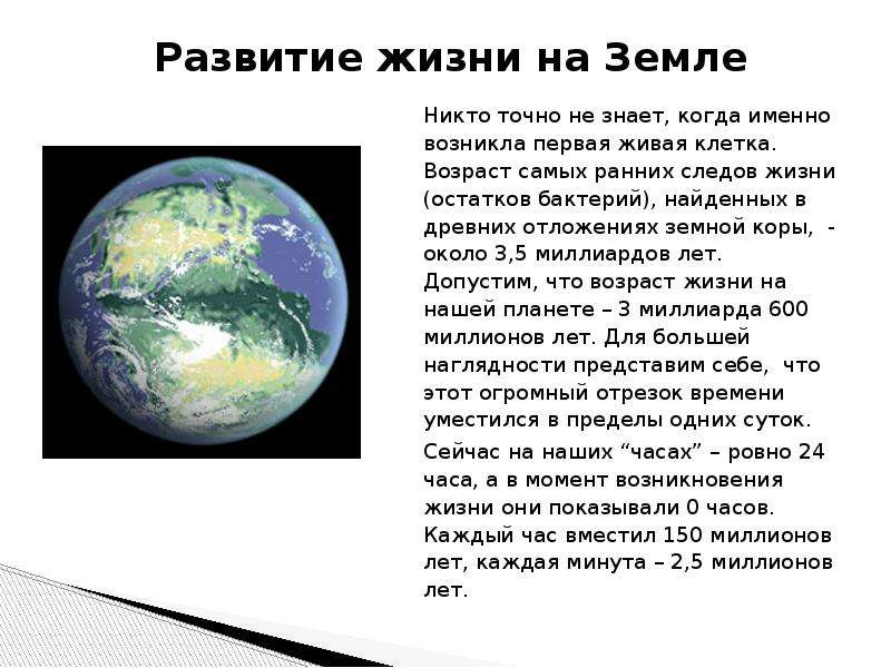 Возникновение жизни на земле биология презентация