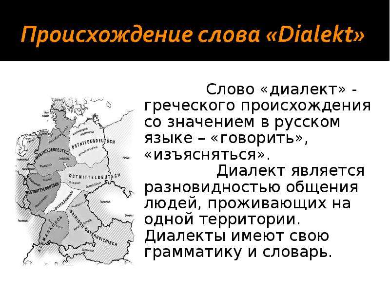 Презентация диалекты как часть народной культуры