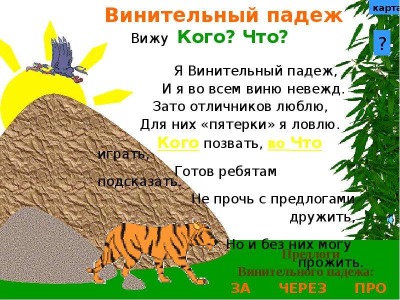 Винительный падеж презентация