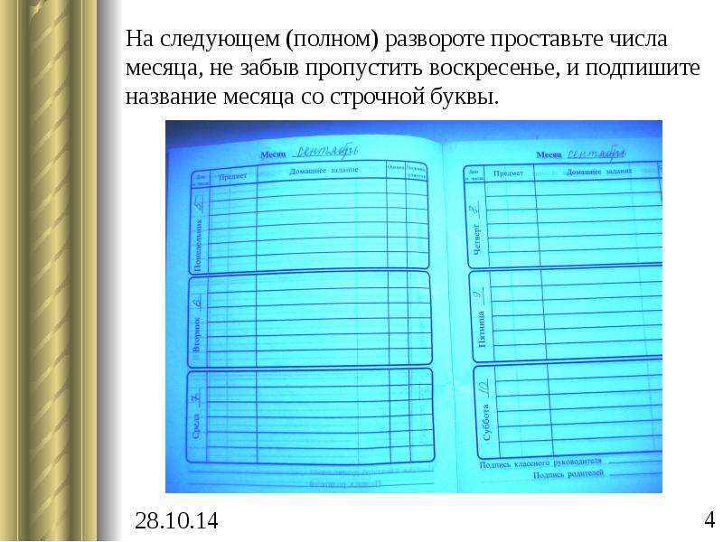 Следующую полностью. Алгоритм заполнения дневника. Заполнить дневник. Слайд заполняй дневник. Заполнения дневника школьника начальных классов.