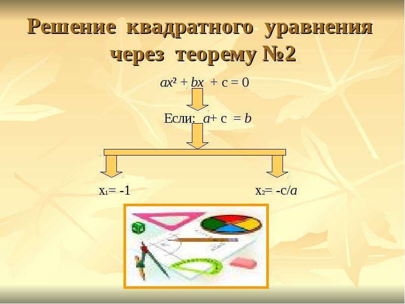 Исследовательская работа квадратные уравнения. Уравнение через предметы.