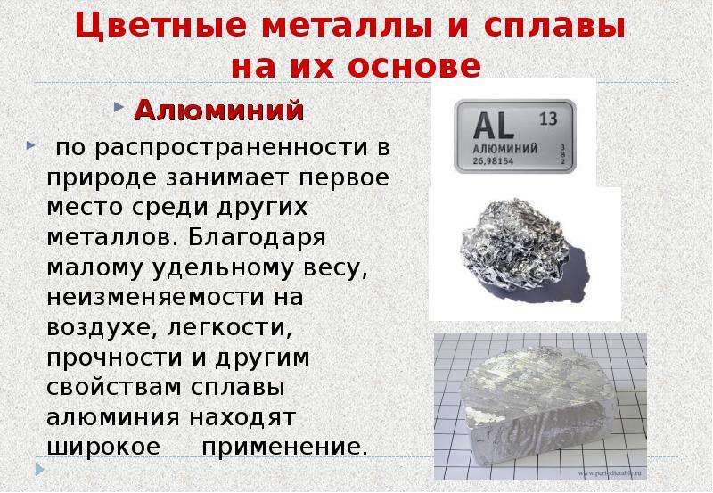 Сплавы алюминий калий. Сплавы цветных металлов (медь, алюминий и другие примеры). Металлы на основе алюминия. Алюминий и сплавы на его основе. Цветные сплавы на основе алюминия.