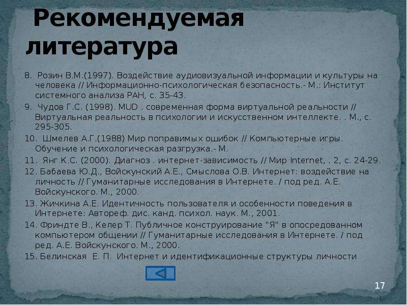 Ран анализы. Сетевая личность. Сетевая личность характеристика. Войскунский психология и интернет в списке литературы.