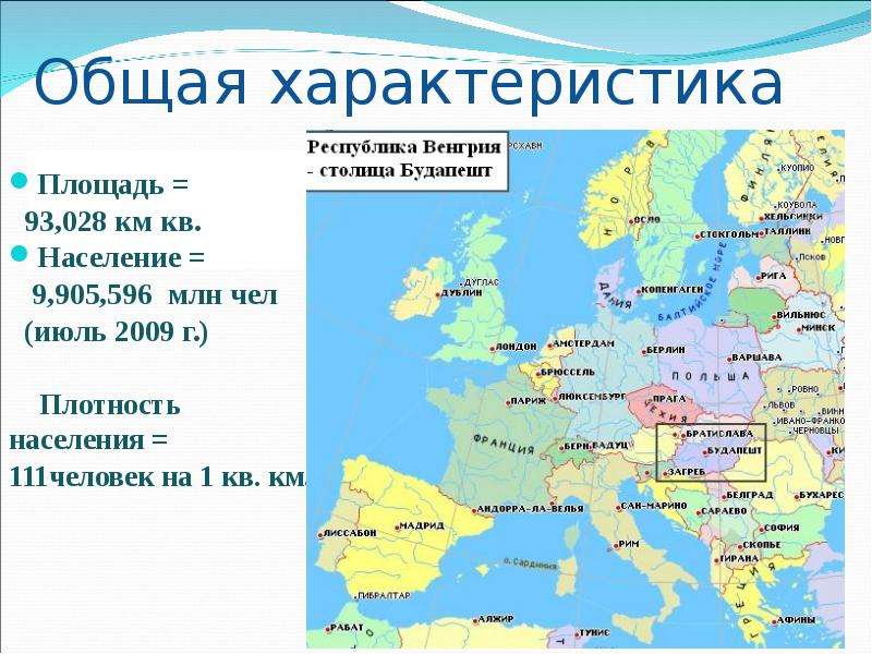 Венгрия презентация по географии 7 класс