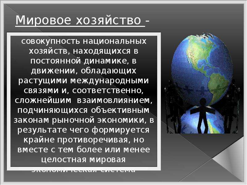 Мировое хозяйство презентация