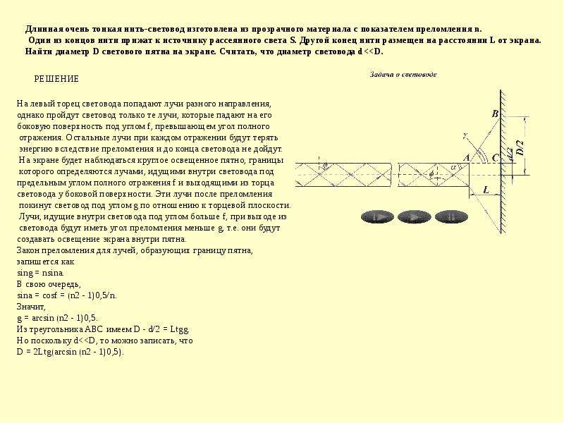 Презентация оптика по физике 11 класс