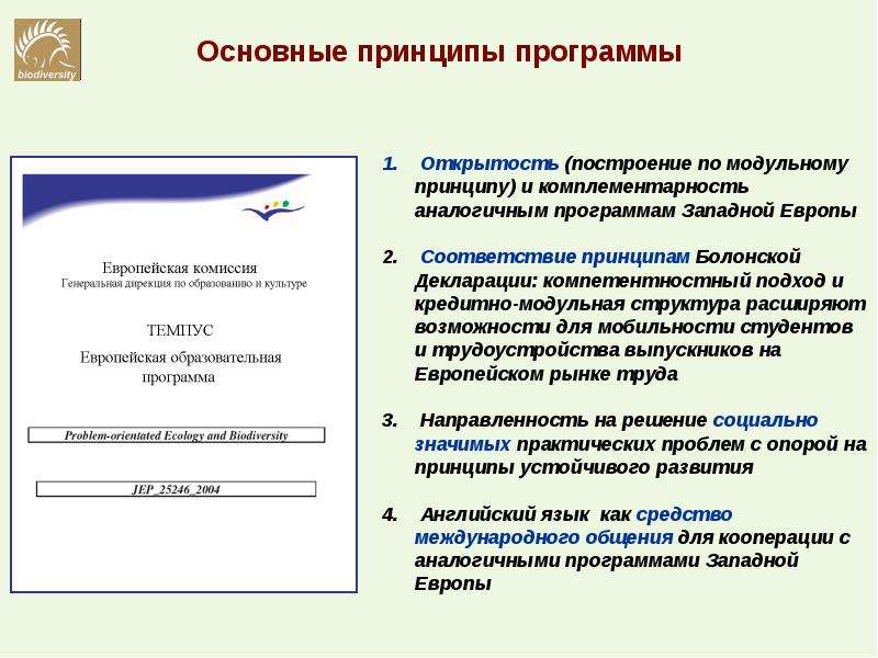 Основные принципы программы. Принципы программы открытость. Идентичны программа это. Отметке все принципы программы. Перечень практических работ на биологических факультетах вузов.