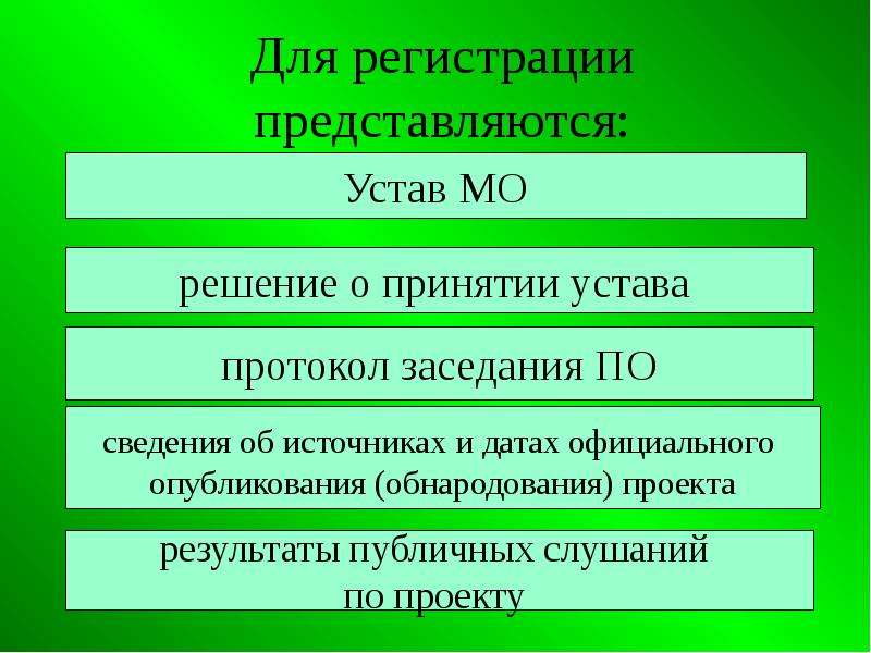 Проект устава муниципального образования