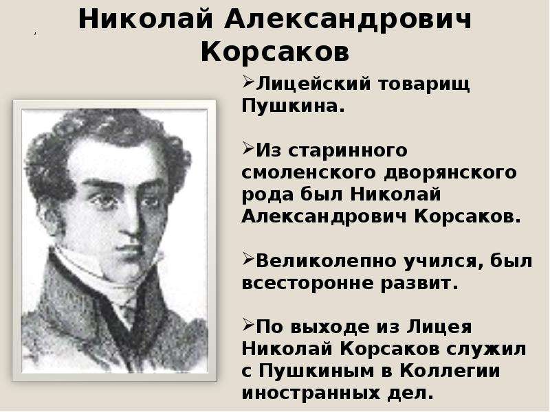 Товарищам пушкин. Николай Александрович Корсаков (1800-1820). Николай Александрович Корсаков фото. Корсаков Николай Александрович портрет. Николай Корсаков друг Пушкина.