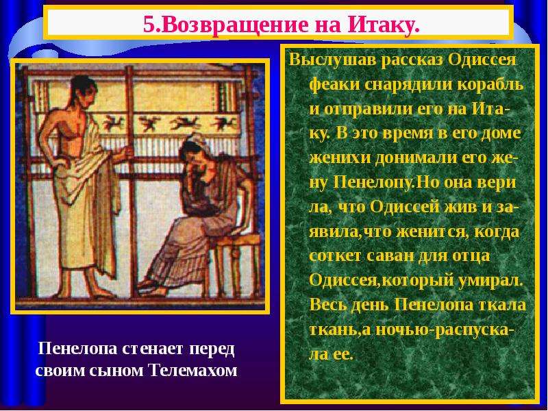 Поэма гомера одиссея 5 класс. Возвращение Одиссея на Итаку. Возвращение на Итаку рисунок. История Одиссея. Возвращение Одиссея домой.