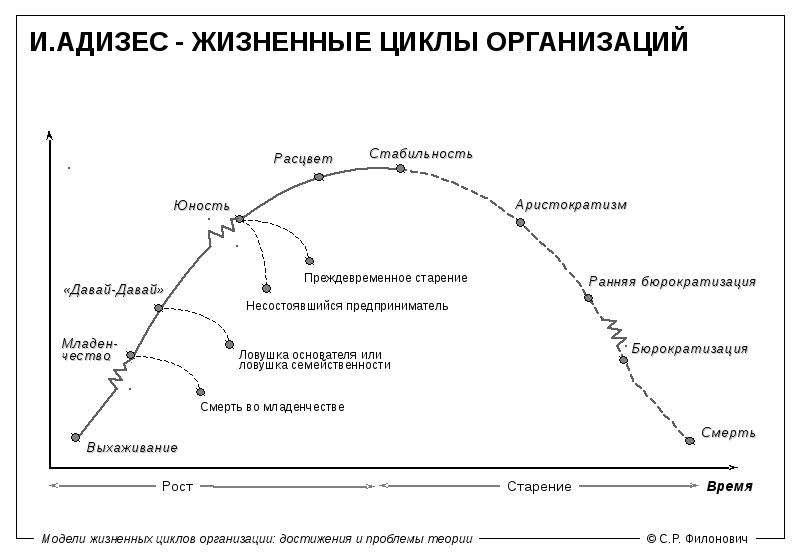 Адизес жизненный. Модель Адизеса жизненный цикл организации Юность. Жизненный цикл Адизеса схема. Модель жизненного цикла организации Данко. Адизес жизненный цикл давай давай.