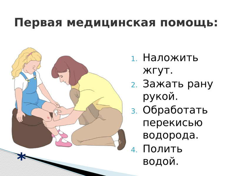 Первая медицинская помощь (для занятий в объединении Зарница и ОБЖ), слайд №26