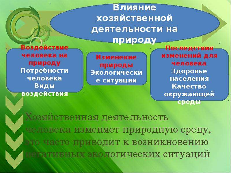 Последствия хозяйственной деятельности человека для окружающей среды презентация 9 класс