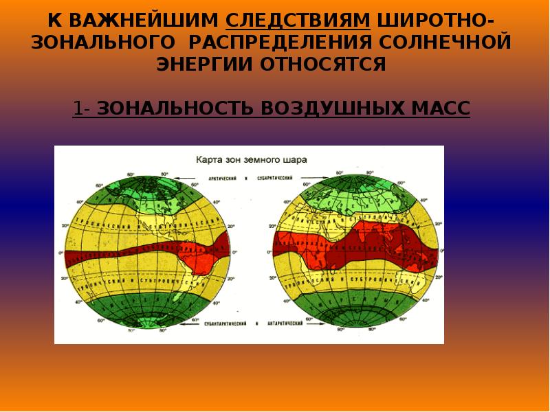 Географическая широтная зональность