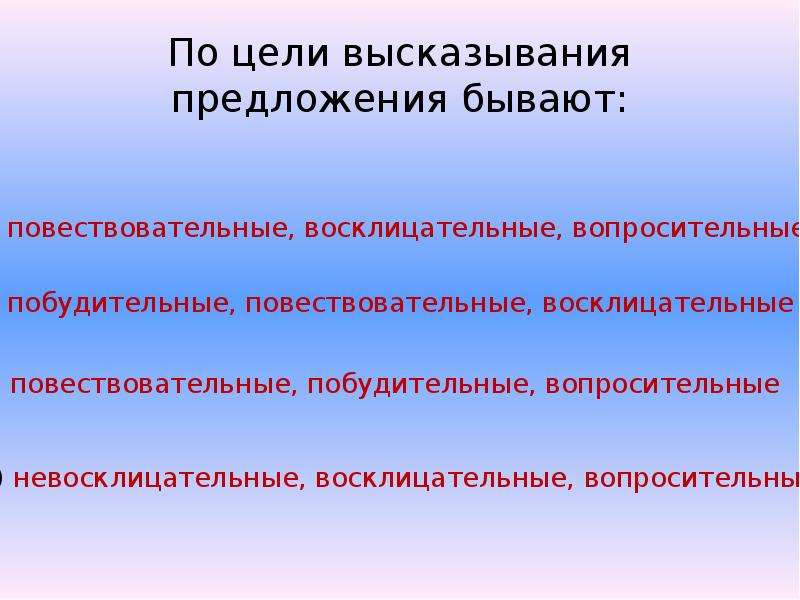 Предложение высказывания бывают. Цели высказывания. Высказывания предложения бывают. Цель предложения. Цели высказывания предложения.