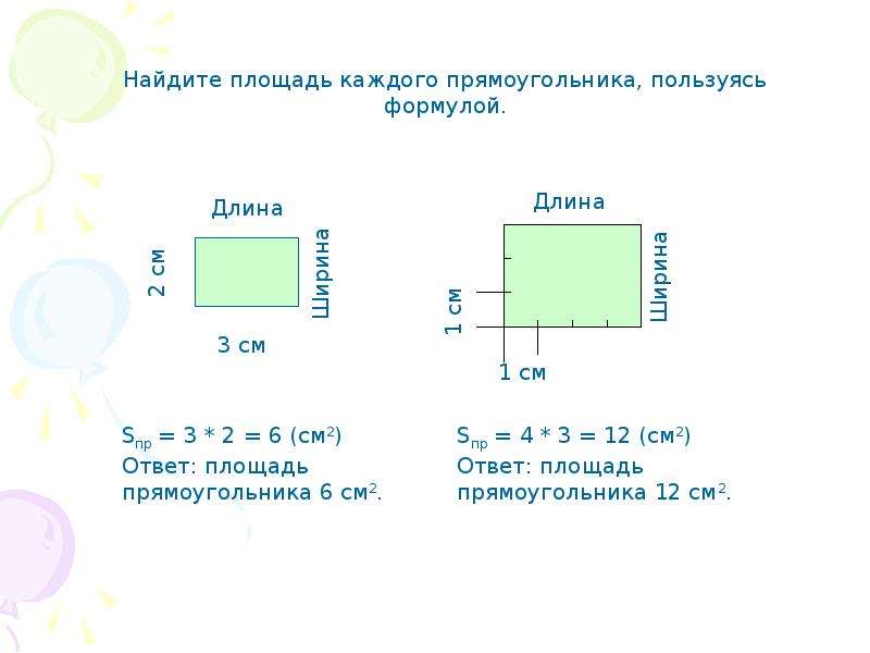 Прямоугольник площадью 2 см2. Формула нахождения площади прямоугольника. Найти площадь прямоугольника 3. Формула найти площадь прямоугольника. Как найти площадь прямоугольника 3 класс.