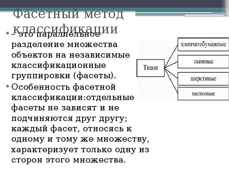 А б в г методы. Фасетный метод кодирования. Фасетного метода классификации. Фасетный и иерархический методы кодирования. Фасетный метод классификации характеризуется.