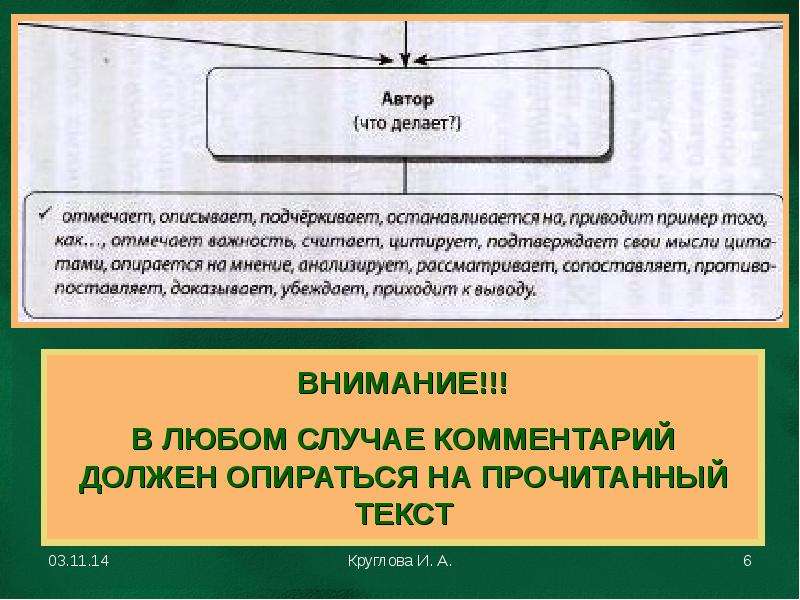 Подготовка к написанию сочинения.                               ЕГЭ. Русский язык  КОММЕНТАРИЙ К ПРОБЛЕМЕ, слайд №6