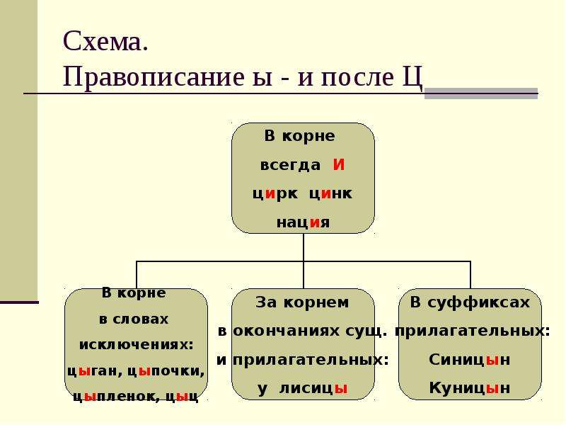 Опорные схемы на уроках русского языка