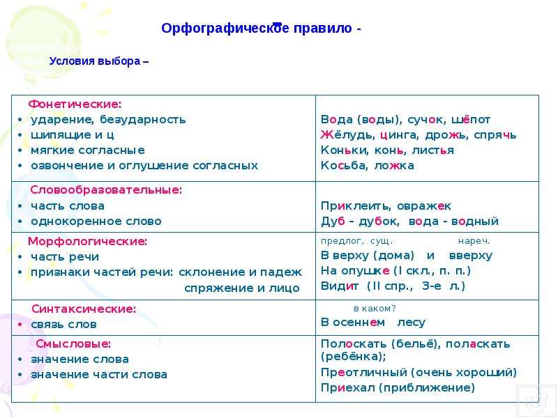 Орфография 7 класс презентация