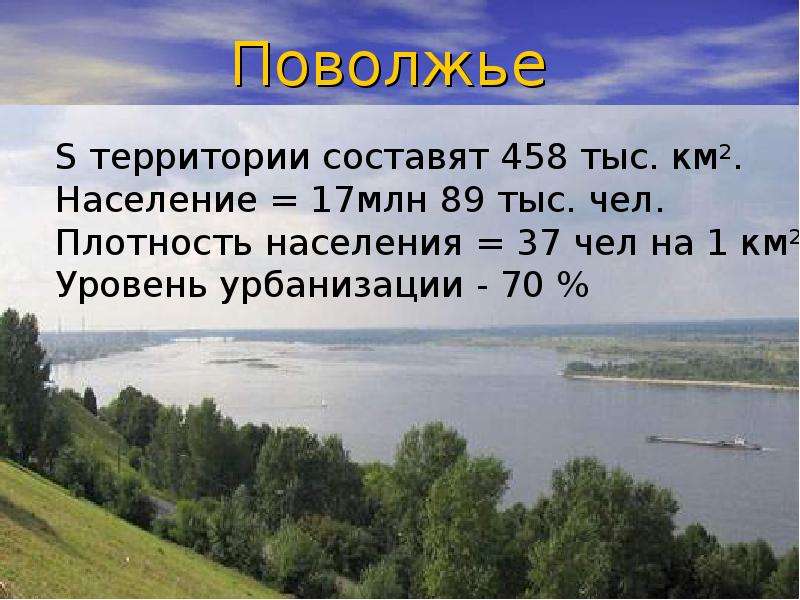 Поволжье хозяйство и проблемы презентация