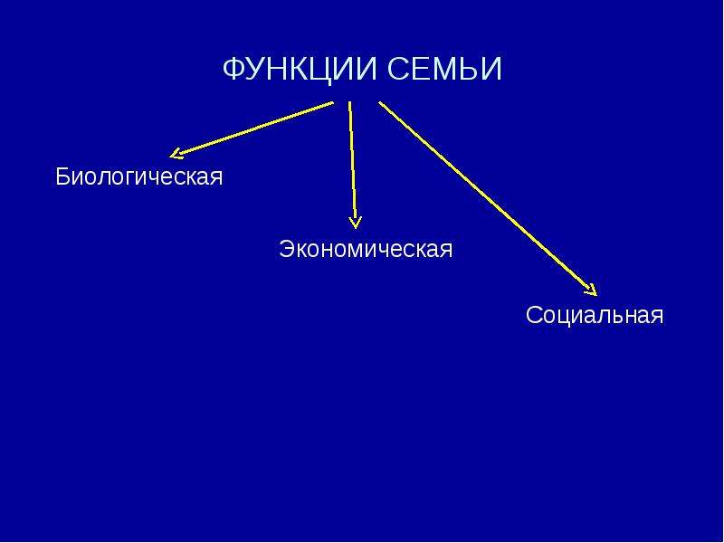 4 функции семьи