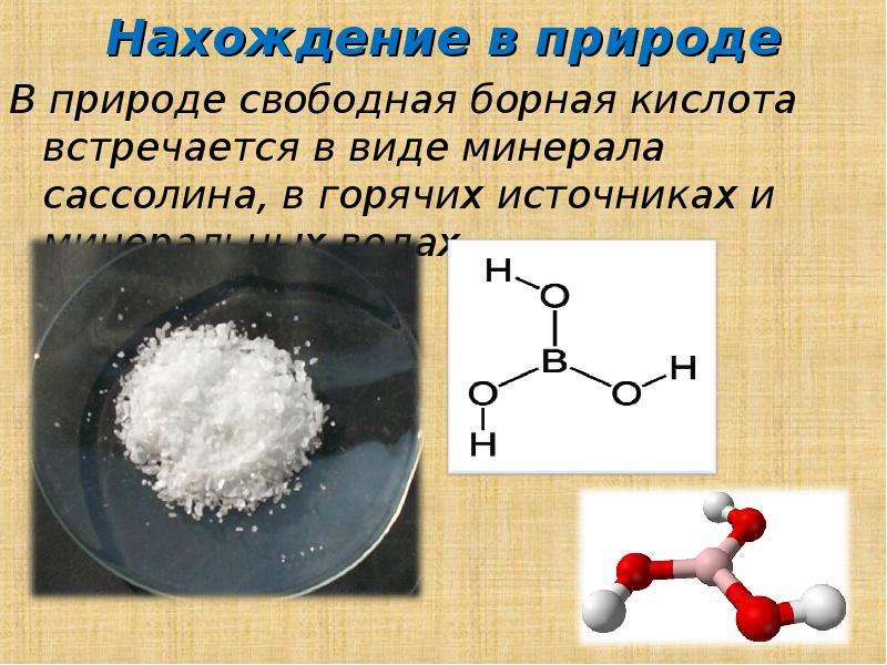 Борная кислота презентация