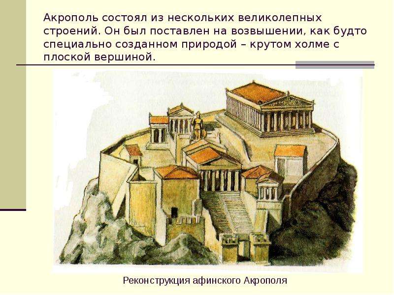 Презентация Акрополь  Древнегреческая архитектура, слайд №4
