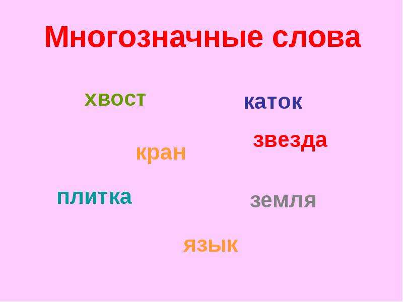 4 слово 1 значение. Многозначные слова. Многозначные слова примеры. Многозначные слова примеры в русском языке. Многозначные слова 2 класс примеры.