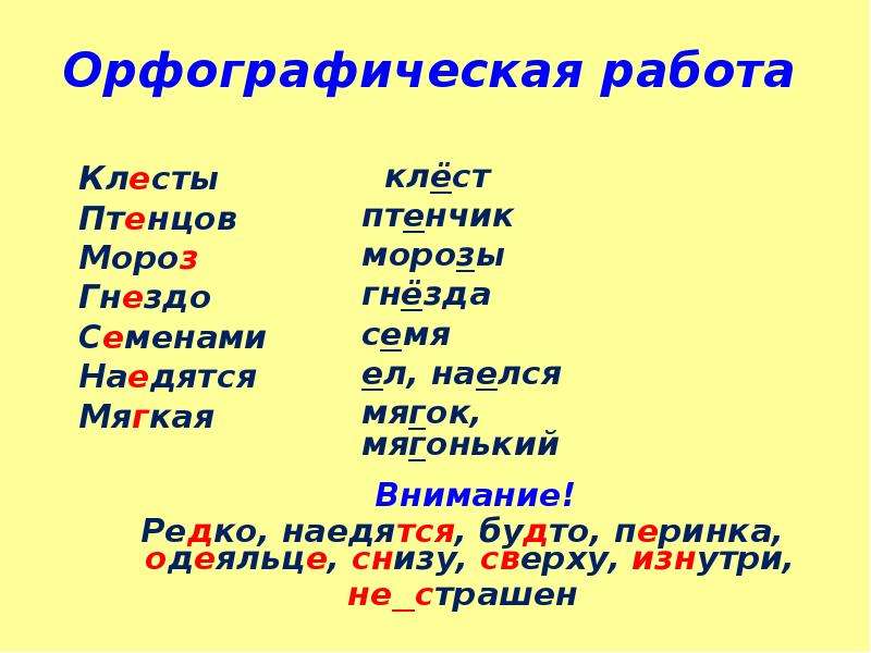 Проверочное слово к слову гнездо. Ударение в слове гнездо. Гнездо гнездо ударение. Клесты ударение. Ударение в слове гнездо и гнезда.