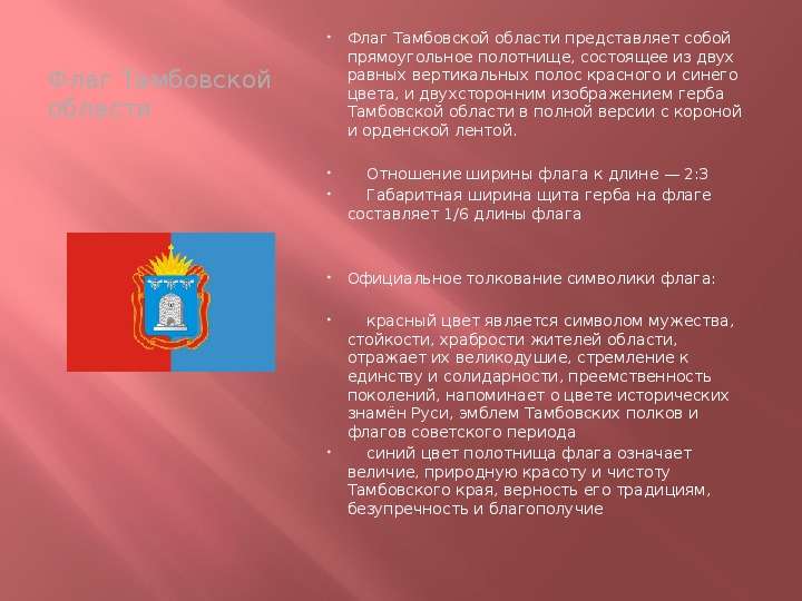 Флаги Областей России, слайд №39