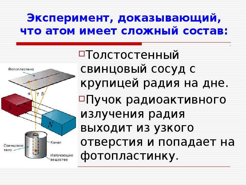 Образец радиоактивного радия