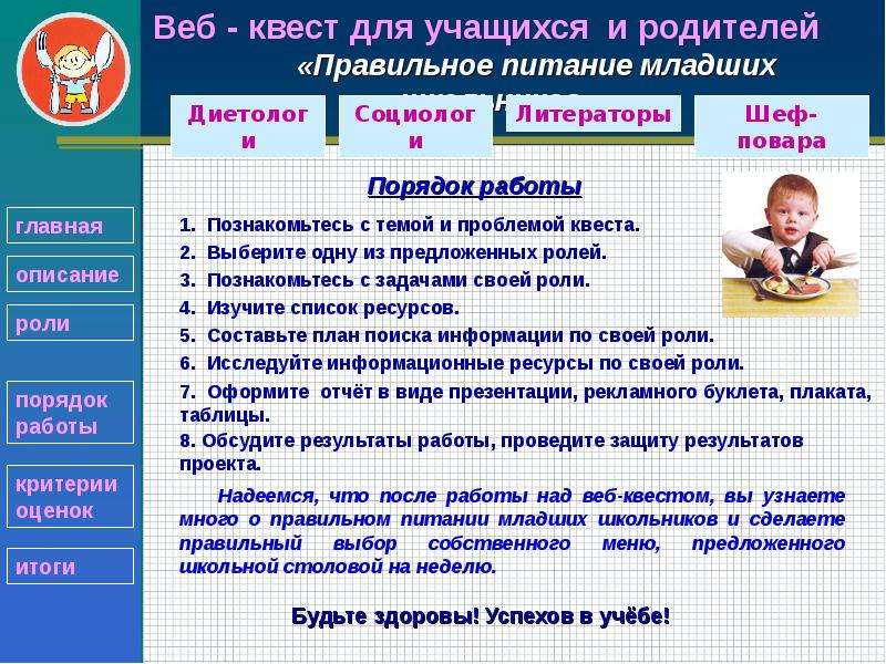 Веб квесты презентация