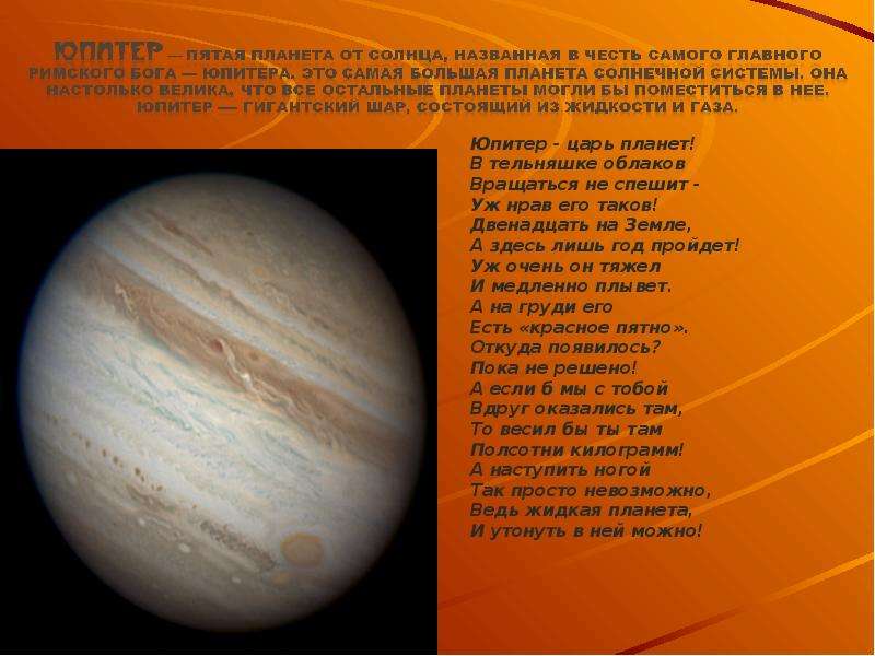 Текст я назову планету именем. Название планеты Юпитер в честь чего. В честь чего назвали планету Юпитер. Юпитер почему так назвали планету. Сообщение о Юпитере.