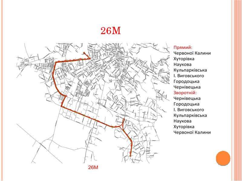 Нова маршрутна система Львова, слайд №56