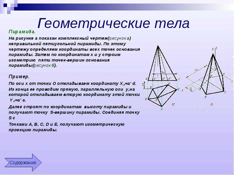 Определение пирамиды с рисунком