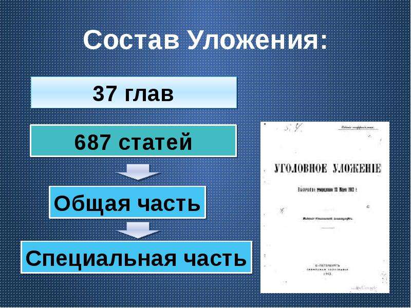 В 1907 году было принято новое уголовное уложение построенное по образцу японии