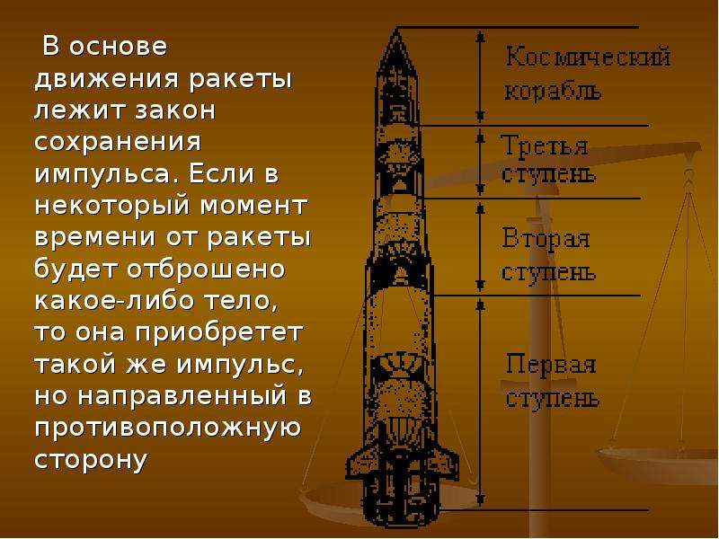 Закон сохранения импульса реактивное движение презентация