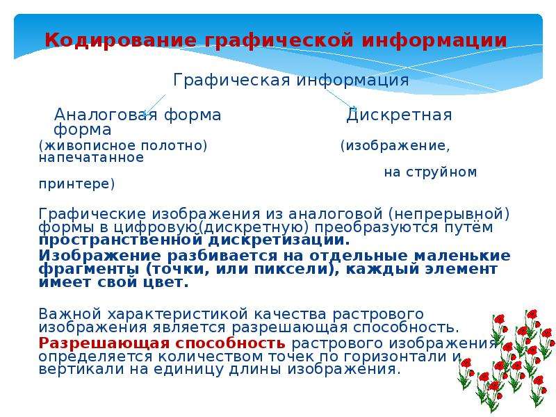 Перевод графического изображения