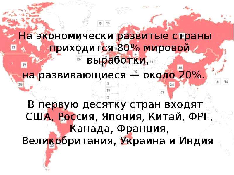 Страна приходиться. США Китай Япония это развивающиеся страны?. США Россия Китай Индия ФРГ. Развивающиеся страны Великобритания Франция Канада Панама.